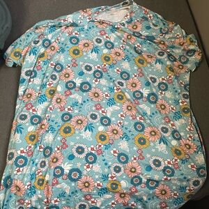 Women’s moo moo pajamas floral design